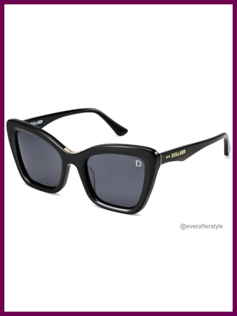 Oversized Cat Eye Polarized Sunglasses TAC UV400 Large Frame Women's
